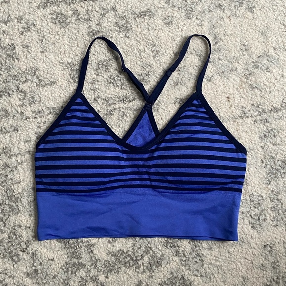 Striped Sports Bra - Picture 1 of 4